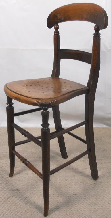 Victorian Beech Correction Child's Highchair