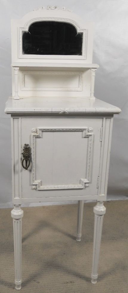 Edwardian Painted Bedside Cabinet