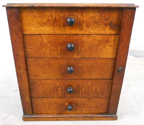 Victorian Small Oak Wellington Chest