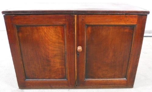 Georgian Mahogany Two Door Cupboard Base