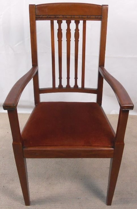 Edwardian Mahogany Carver Armchair