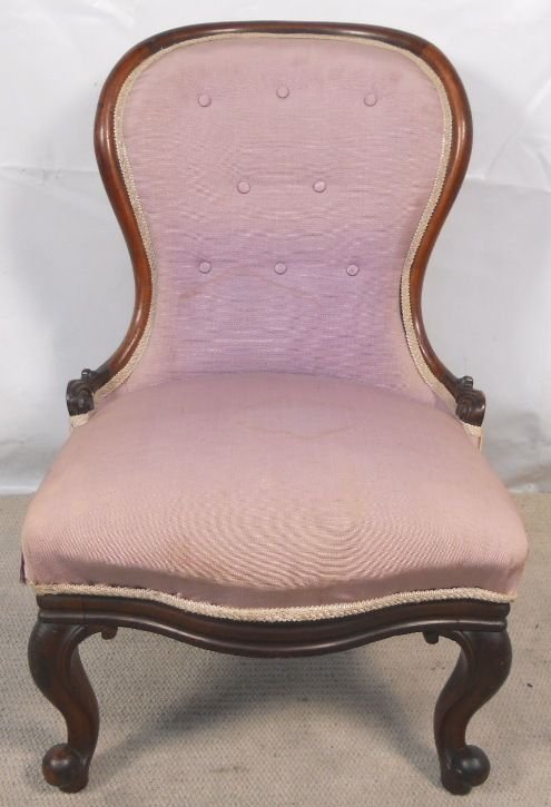 Victorian Mahogany Nursing Chair