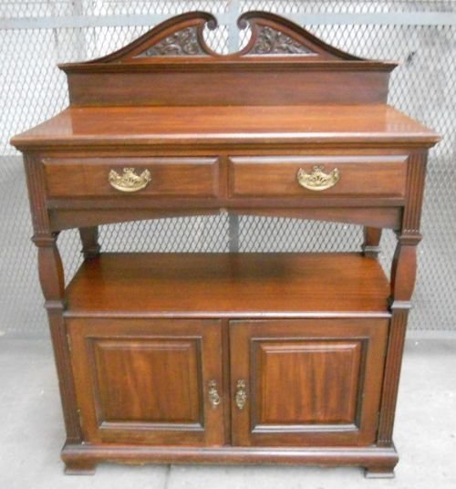 Edwardian Mahogany Dumb Waiter
