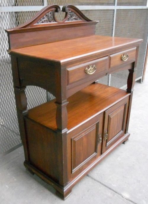 fig 1. Edwardian Mahogany Dumb Waiter