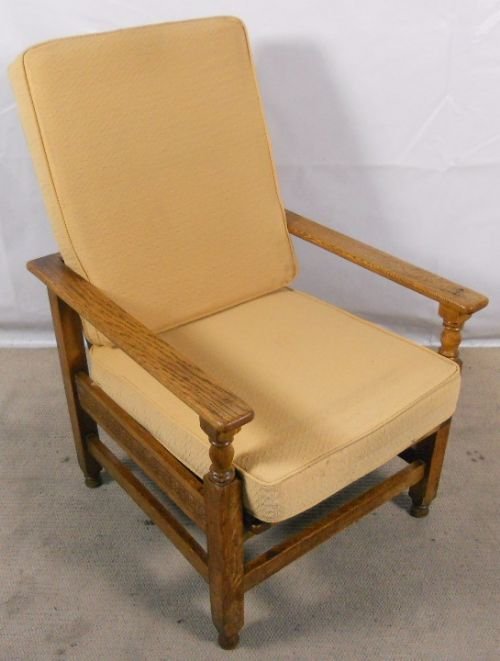 Oak Reclining Armchair