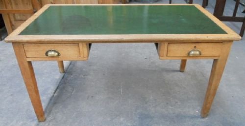 Light Oak Writing Table Desk