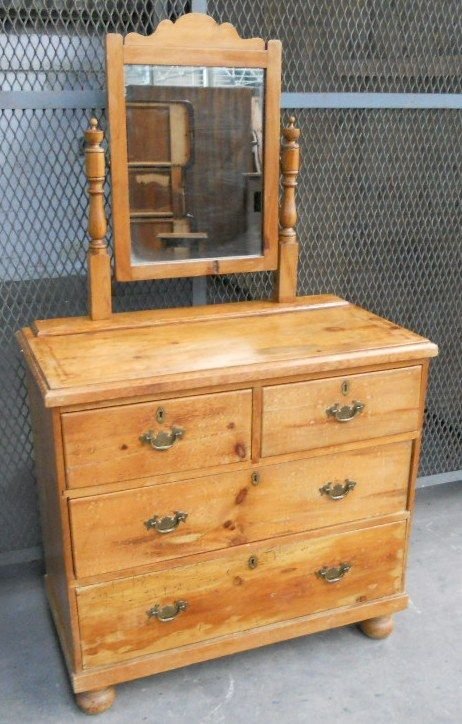 Edwardian Pine Dressing Chest