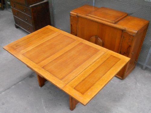 fig 1. Deco Oak Dining Room Suite