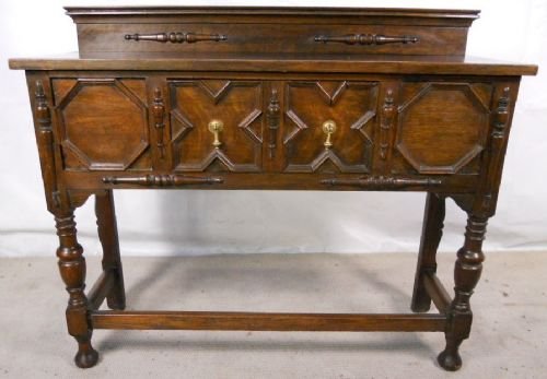 Jacobean Style Oak Small Dresser Sideboard
