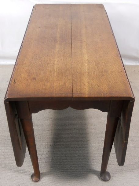 Georgian Oak Dropleaf Dining Table