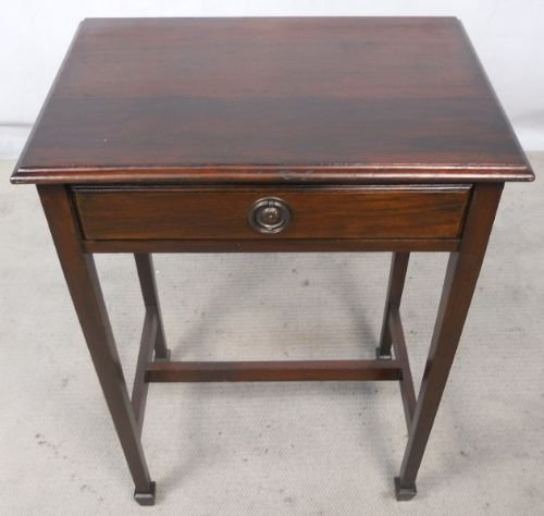 Edwardian Small Mahogany Side Table