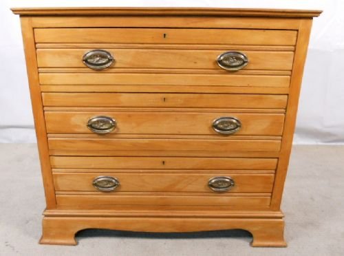 Edwardian Satin Walnut Chest of Drawers