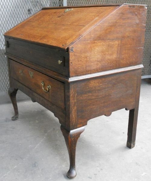 Early Georgian Oak Writing Bureau