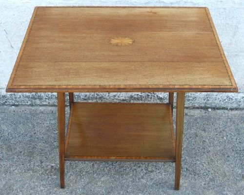 Edwardian Inlaid Mahogany Occasional Table