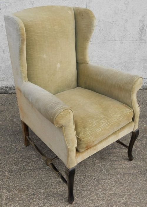 Edwardian Wingback Fireside Armchair