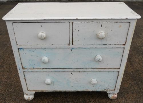 Victorian Painted Pine Chest of Drawers