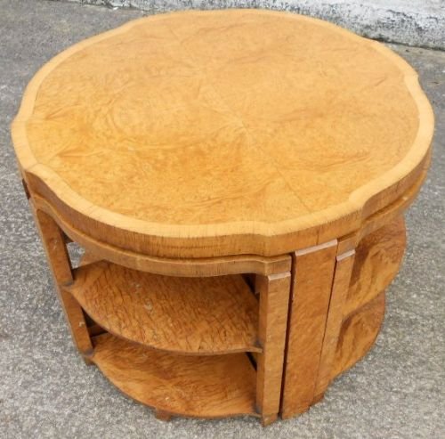 Deco Round Nest of Five Coffee Tables