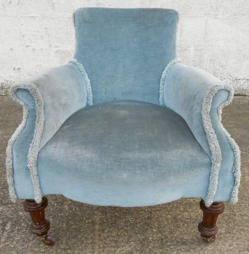 Victorian Low Tub Fireside Armchair