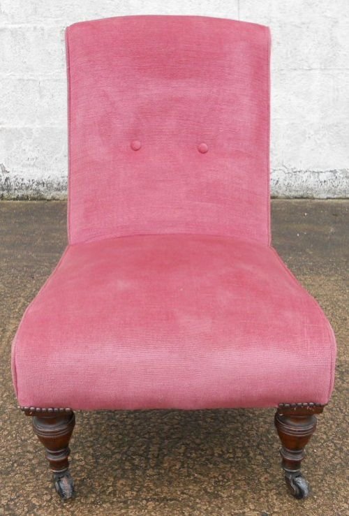Victorian, Upholstered Low Nursing Chair