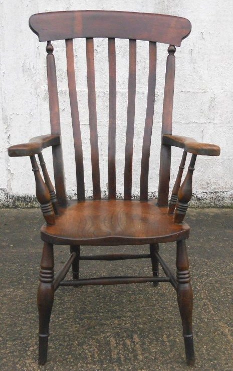 Elm Windsor Farmhouse Kitchen Armchair