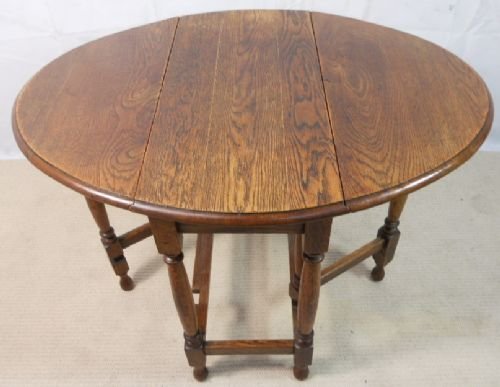 Oak Gateleg Small Dining Table