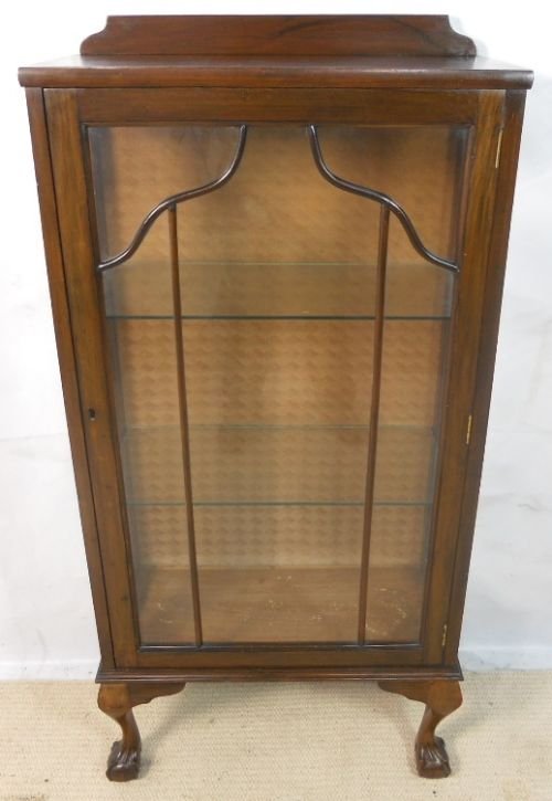 Walnut China Display Cabinet
