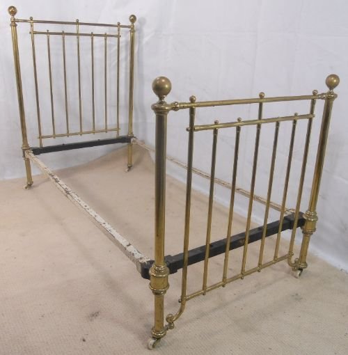Victorian Brass Single Bedstead