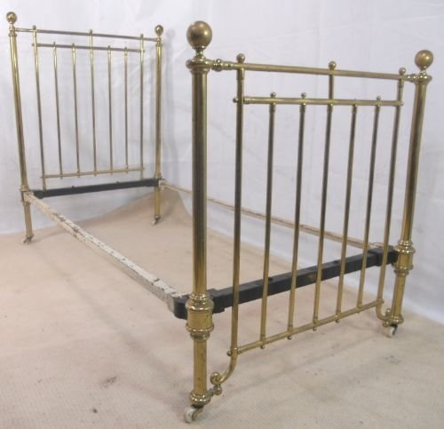 fig 1. Victorian Brass Single Bedstead