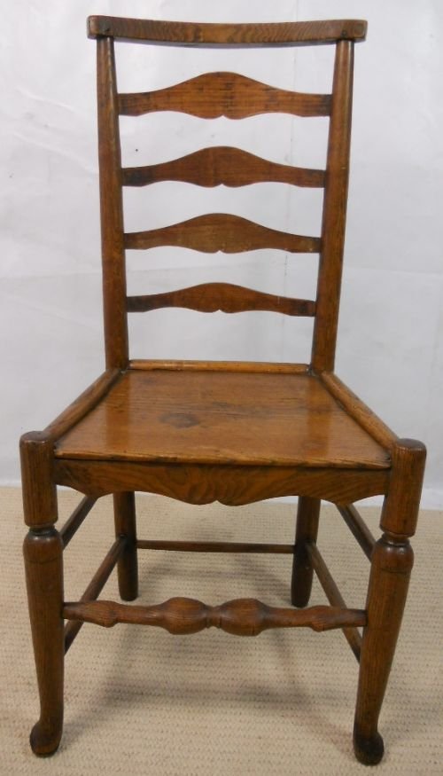 Antique Elm Ladderback Single Chair