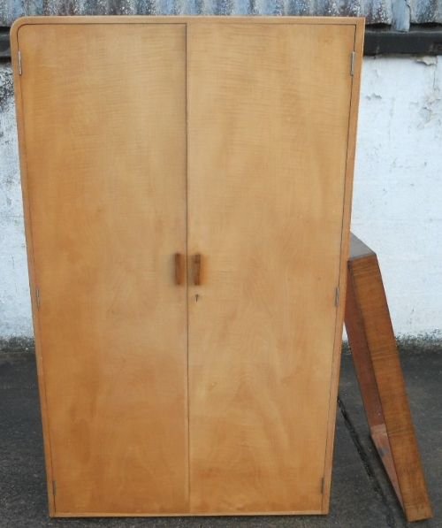 Deco Maple & Mahogany Two Door Fitted Wardrobe