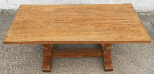 Light Oak Refectory Dining Table