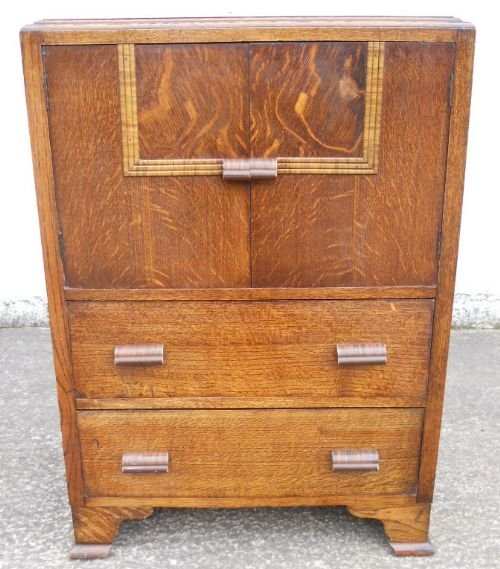 Oak Tallboy Cupboard Chest