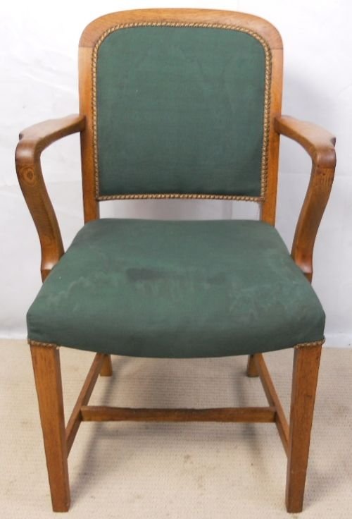 Oak Carver Desk Armchair