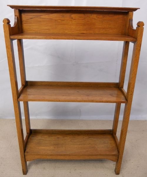 Arts & Craft Period Light Oak Small Bookstand