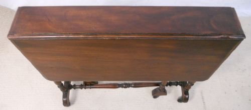 fig 1. Victorian Mahogany Dropleaf Coffee Table