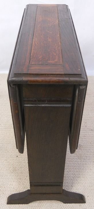 Small Oak Dropleaf Coffee Table