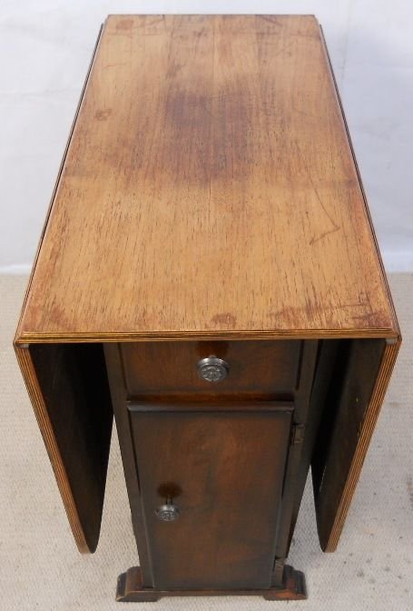 Light Oak Dropleaf Dining Table