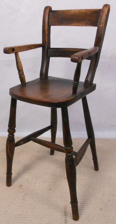 Windsor Elm Childs High Armchair