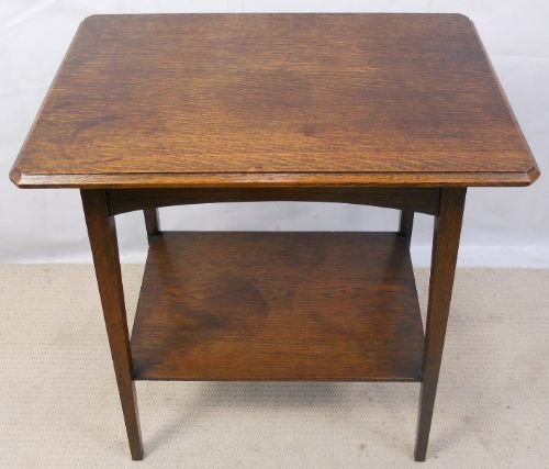 Edwardian Oak Occasional Table by Fyne Ladye