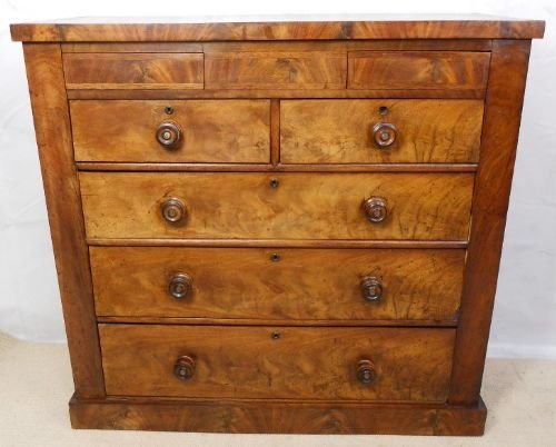 Victorian Mahogany Chest of Drawers with Secret Draawers