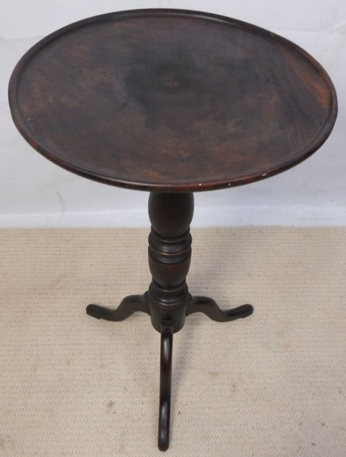 Georgian Style Dish Top Mahogany Tripod Table