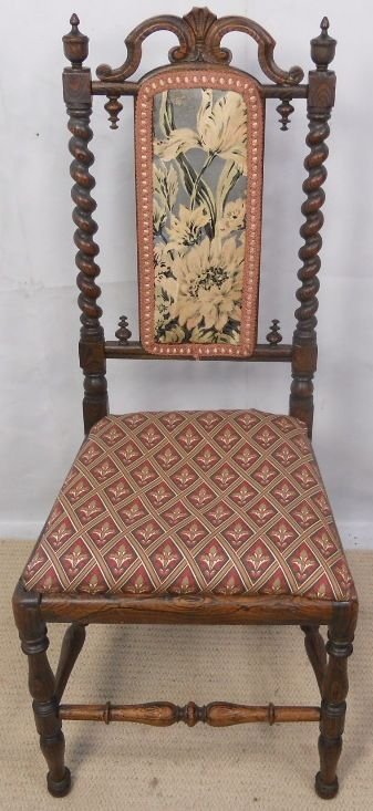 Victorian Walnut Barley Twist Single Chair