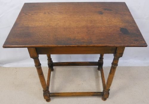 Antique Jacobean Style Oak Centre Table