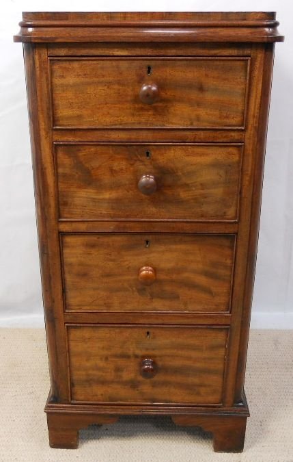 Victorian Mahogany Narrow Chest of Drawers