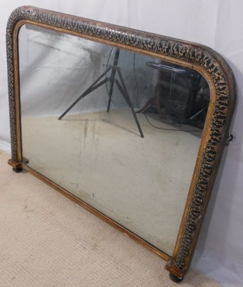 Victorian Overmantle Mirror