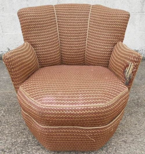 Deco Tub Armchair for Re-upholstery