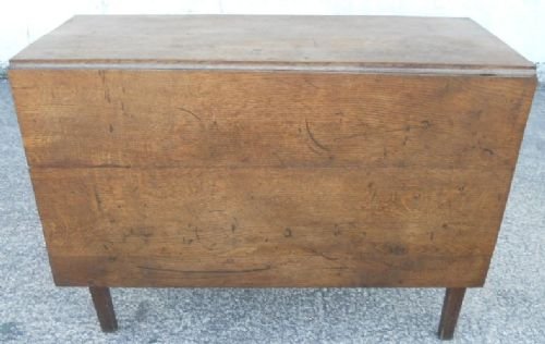 Georgian Oak Dropleaf Dining Table