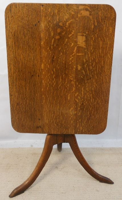Georgian Oak Tripod Coffee Table