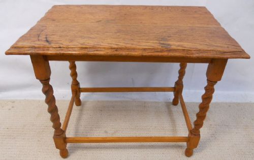 Oak Barley Twist Coffee Occasional Table