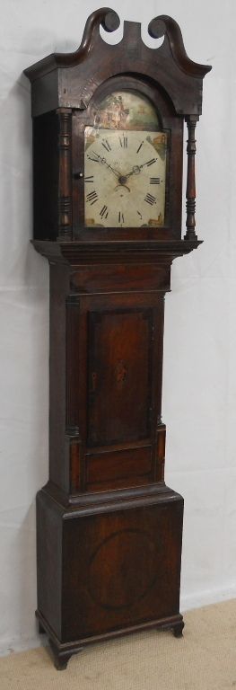 Victorian Oak & Mahogany 30 Hour Longcase Clock for Restoration